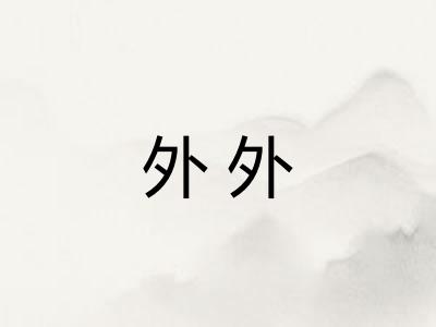 外外