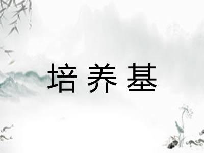 培养基