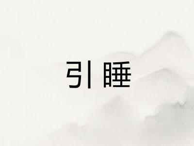 引睡