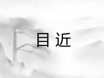目近
