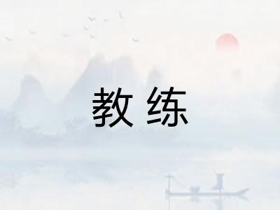教练