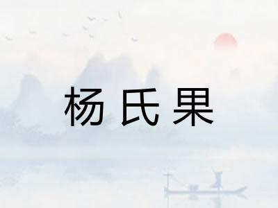 杨氏果