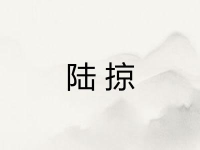 陆掠