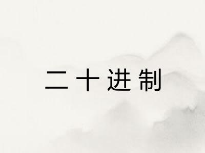 二十进制