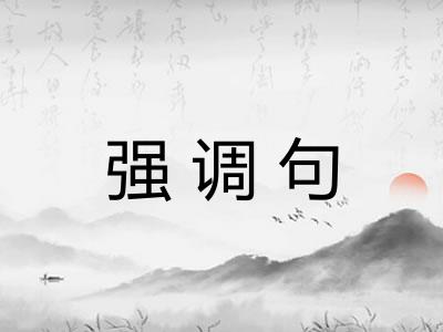 强调句