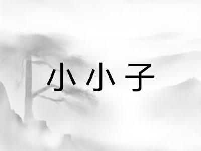小小子