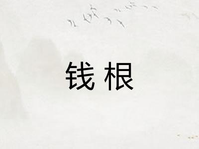 钱根