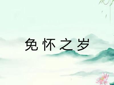 免怀之岁