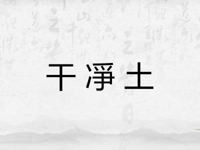 干凈土