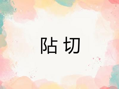 阽切