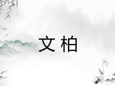 文柏
