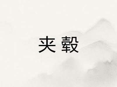 夹毂