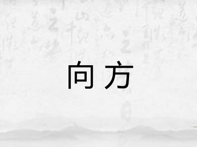 向方