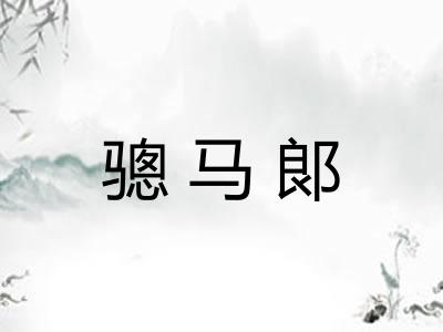 骢马郞