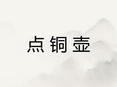 点铜壶