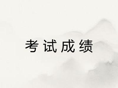 考试成绩