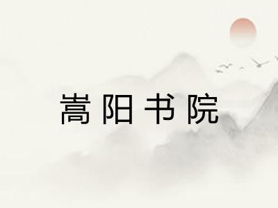 嵩阳书院