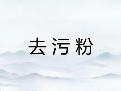 去污粉