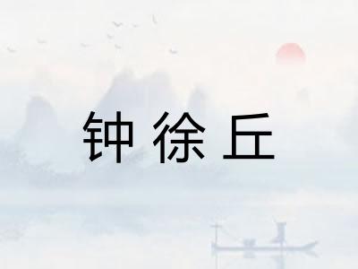 钟徐丘