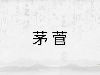 茅菅
