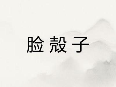 脸殻子