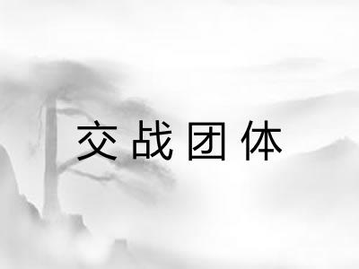 交战团体