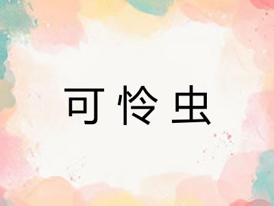可怜虫