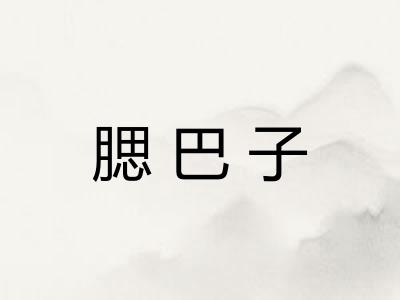 腮巴子