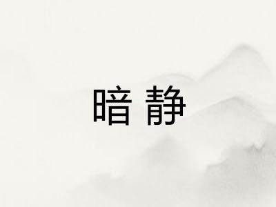 暗静
