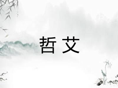 哲艾