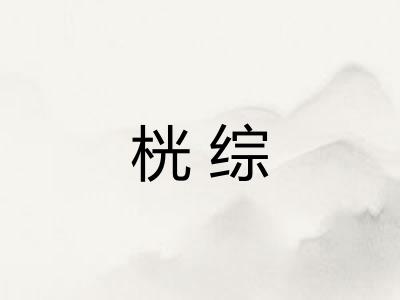 桄综