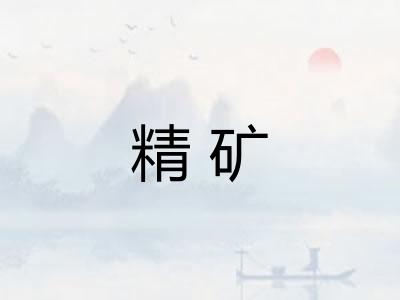 精矿
