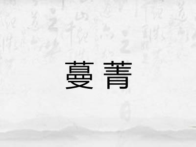 蔓菁