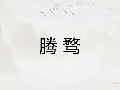腾骛