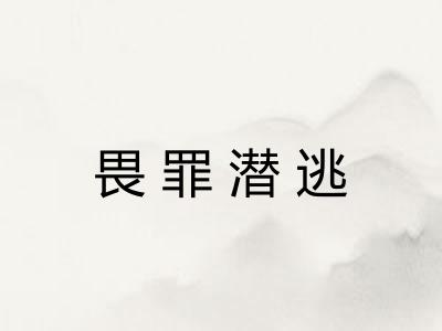 畏罪潜逃