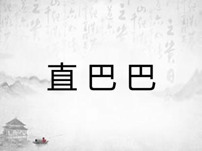 直巴巴
