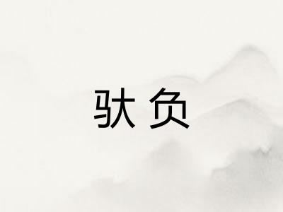 驮负