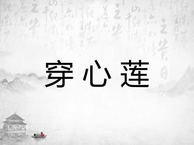 穿心莲