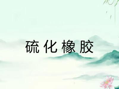 硫化橡胶