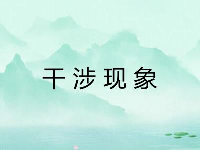 干涉现象