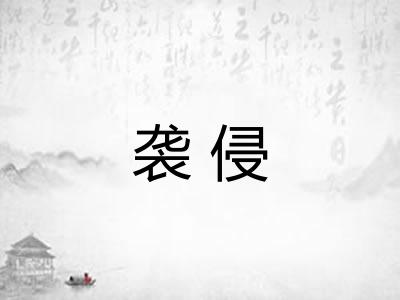 袭侵