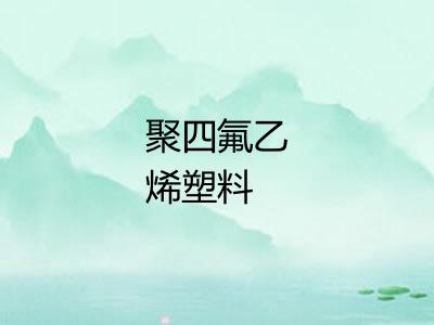 聚四氟乙烯塑料
