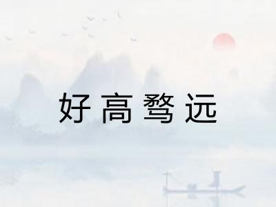 好高骛远