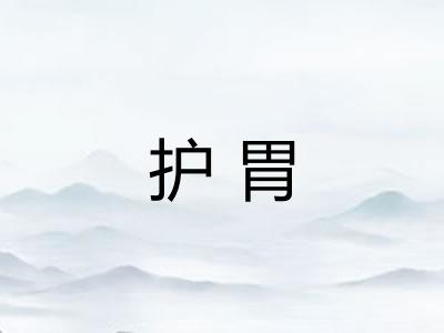护胃
