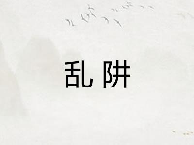 乱阱
