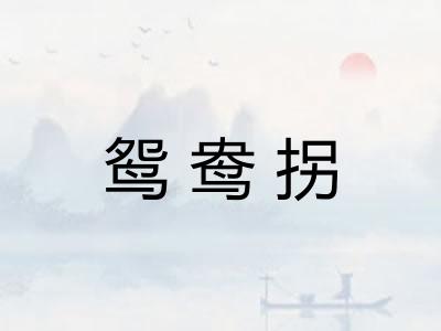 鸳鸯拐