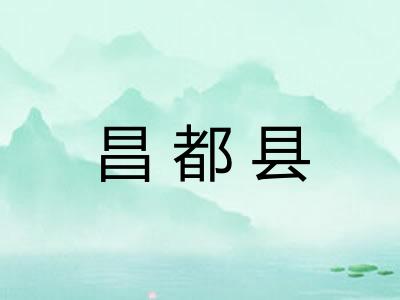 昌都县