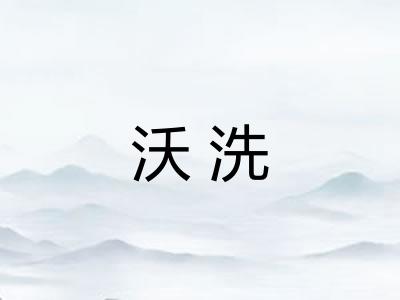 沃洗