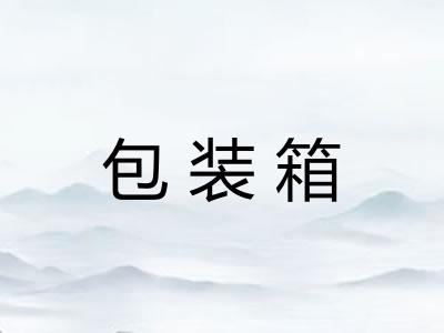 包装箱