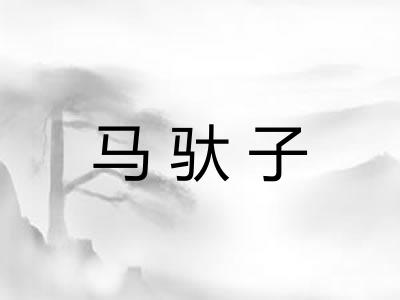 马驮子